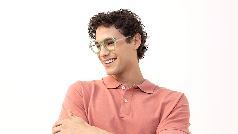 Green Coloured Frames