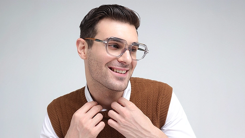 White & Clear Frames