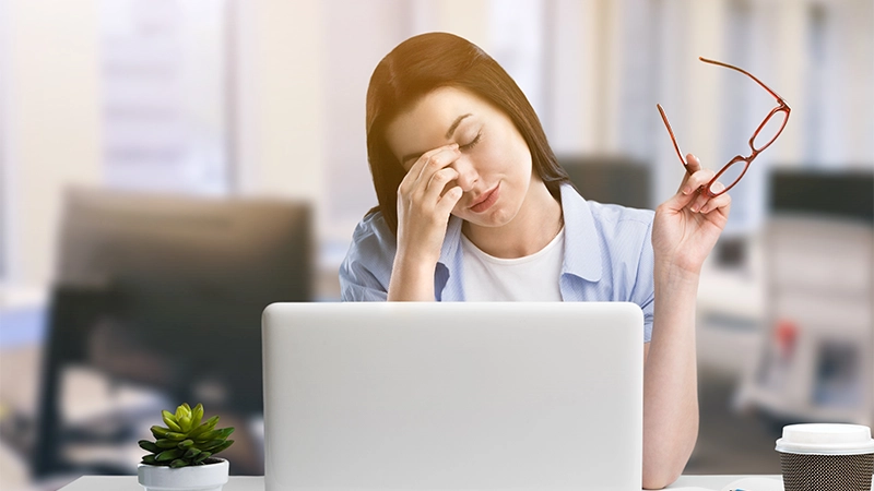 Eye Strain Kicks in Every Day