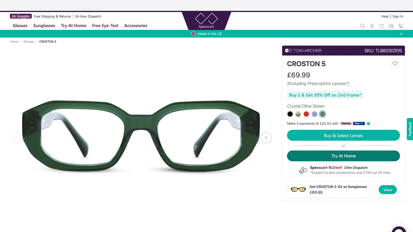 Buy and Select Lenses