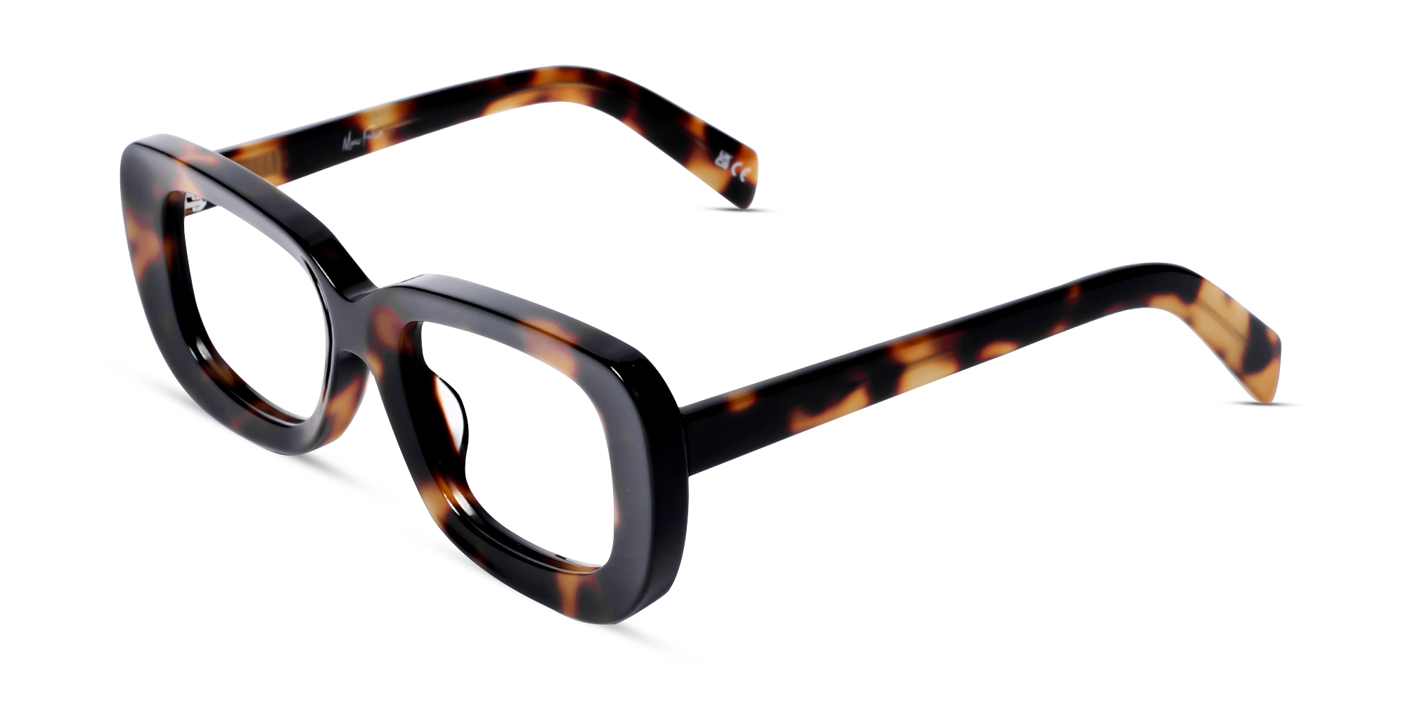 Dark Tortoise Oversized Full-Rim Glasses Dark Tortoise Oversized Full-Rim Glasses