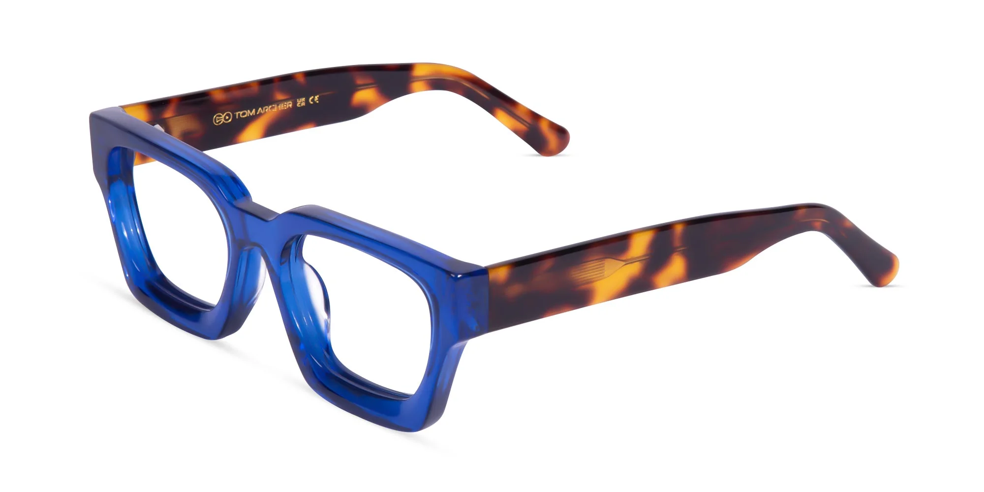 Blue Square Frame Glasses-3 Blue Square Frame Glasses-3