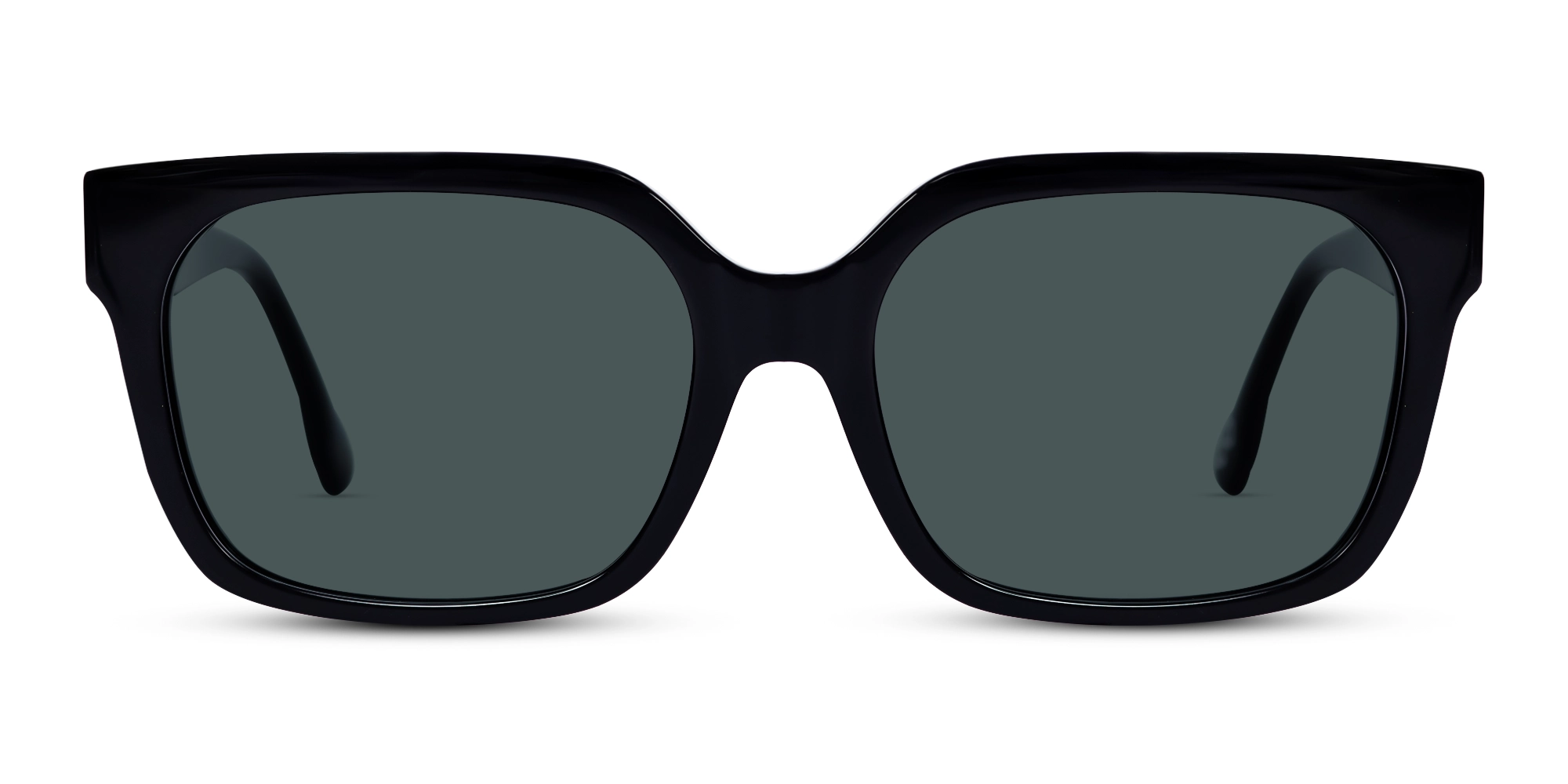 Square Full Rim Dark Grey Tinted Sunglasses Square Full Rim Dark Grey Tinted Sunglasses