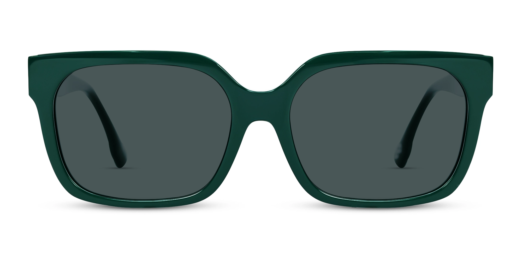 Square Full-Rim Dark Grey Tint Sunglasses Square Full-Rim Dark Grey Tint Sunglasses