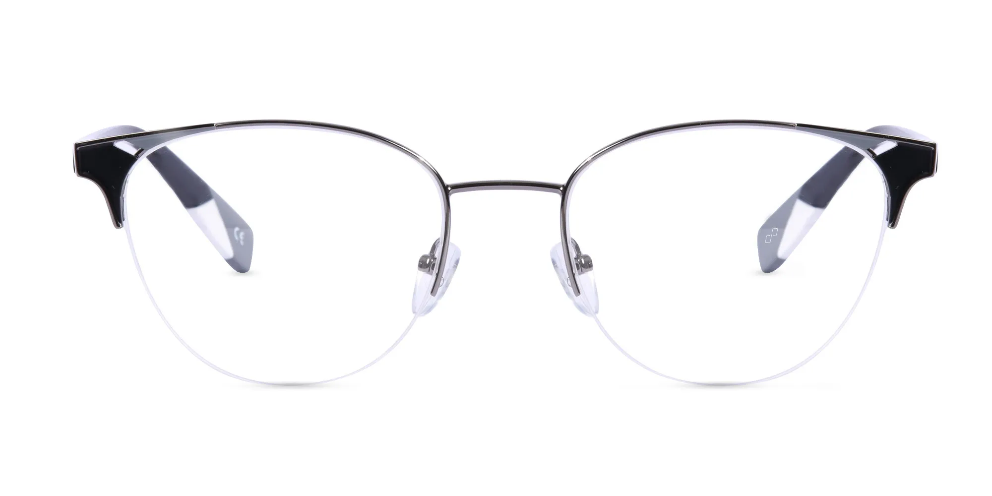 Half Rim Metal Glasses-2 Half Rim Metal Glasses-2