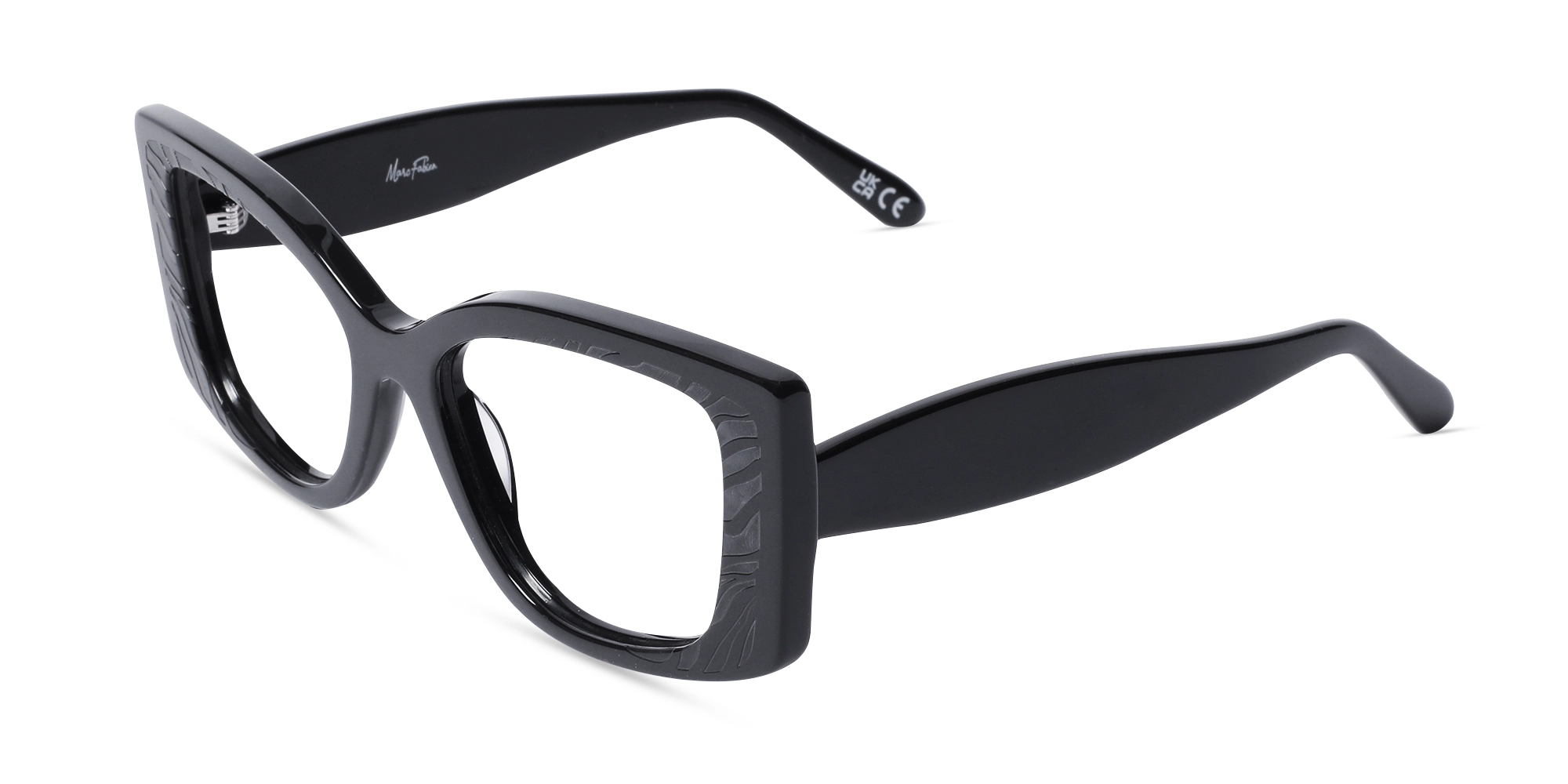 Black Oversized Eyeglasses-3