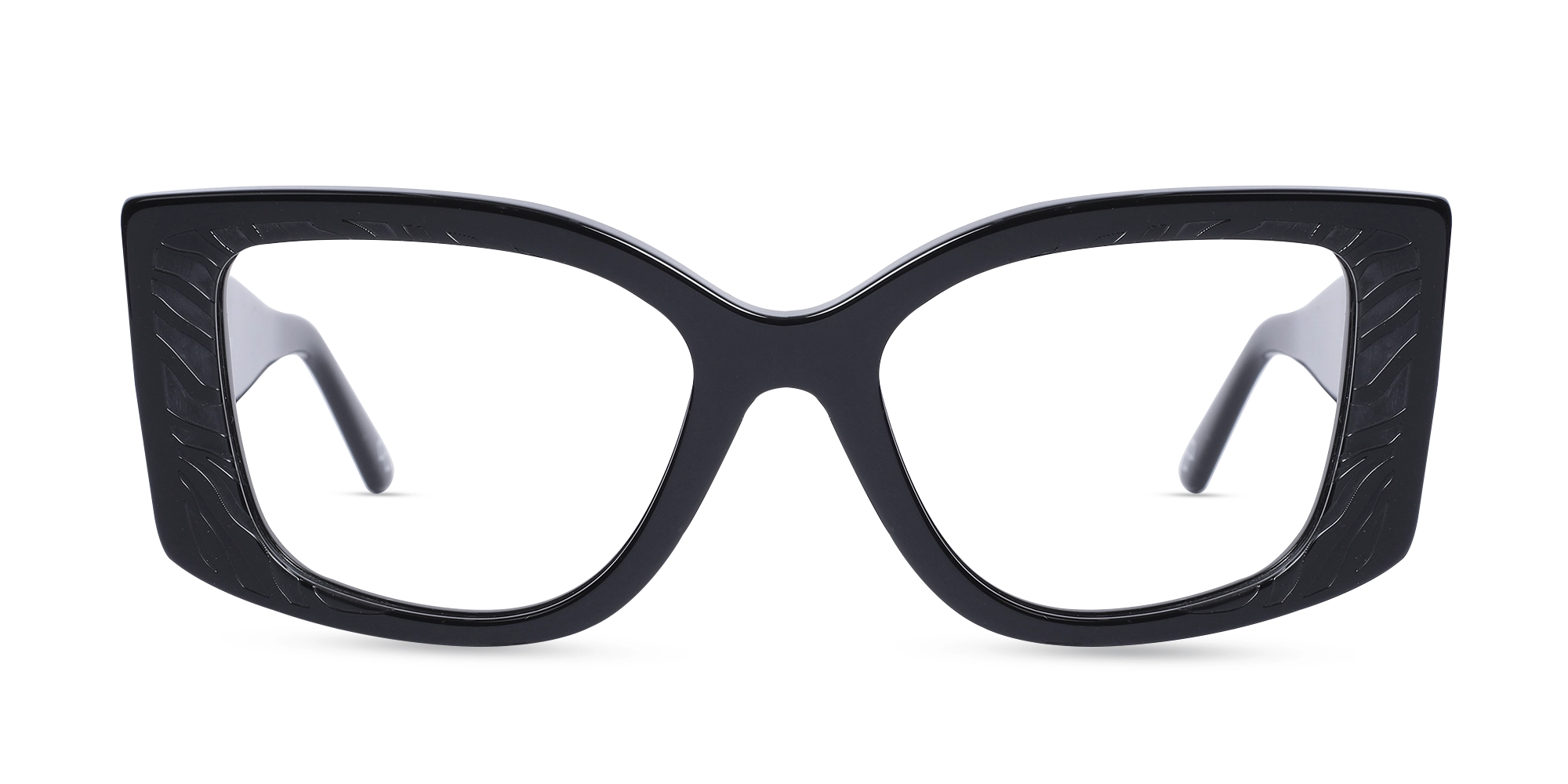 Black Oversized Eyeglasses-1
