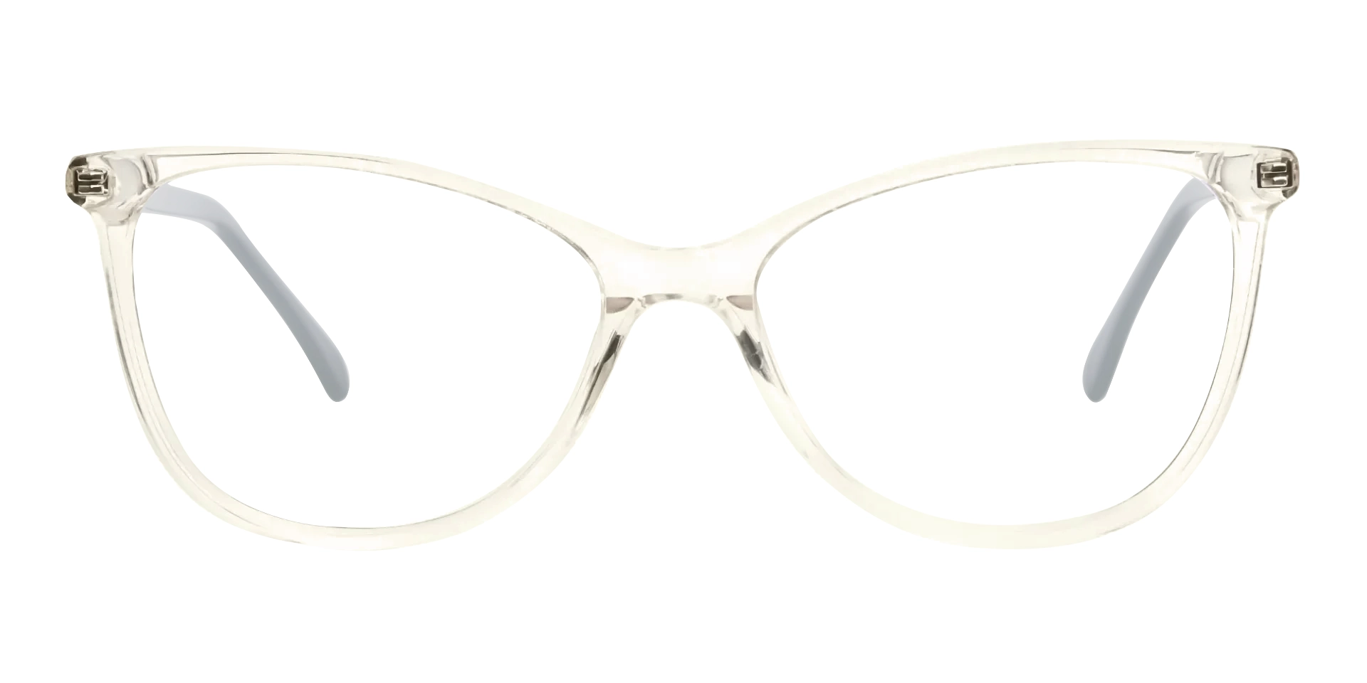Crystal & Grey Cat-eye Glasses-1 Crystal & Grey Cat-eye Glasses-1