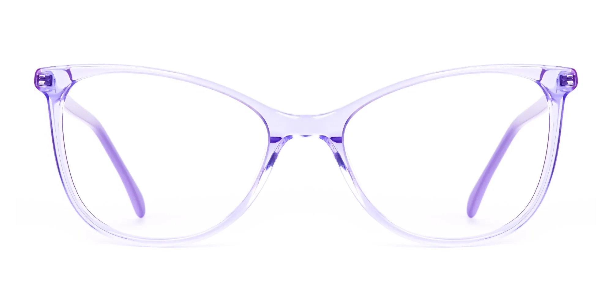 Crystal Pastel Purple Cat eye Glasses Frames-2 Crystal Pastel Purple Cat eye Glasses Frames-2
