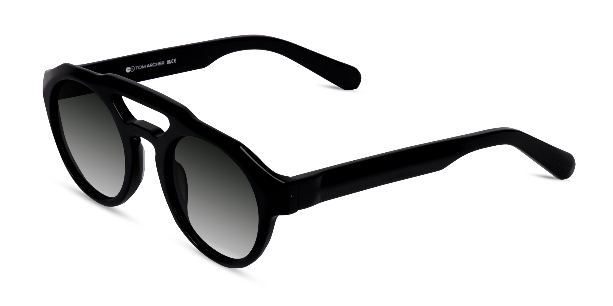 Black Frame Pilot Sunglasses-3 Black Frame Pilot Sunglasses-3