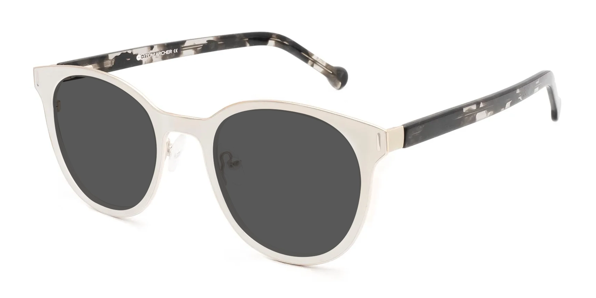 White Round Sunglasses-3 White Round Sunglasses-3