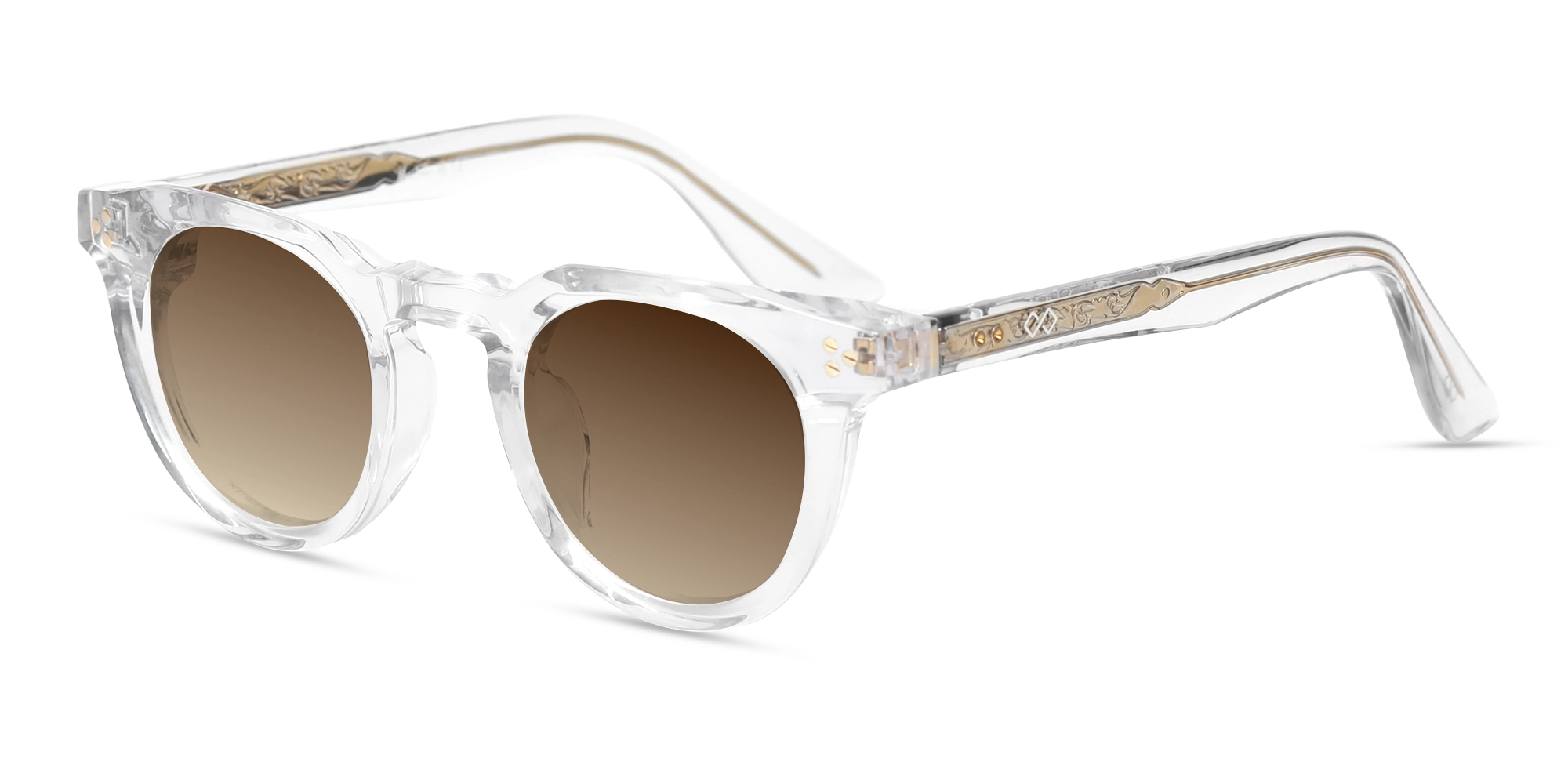 Crystal Clear Acetate Cat Eye Sunglasses-3 Crystal Clear Acetate Cat Eye Sunglasses-3