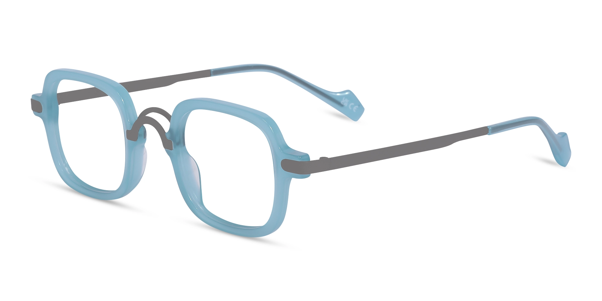 Blue Square Glasses Frame 3 Blue Square Glasses Frame 3