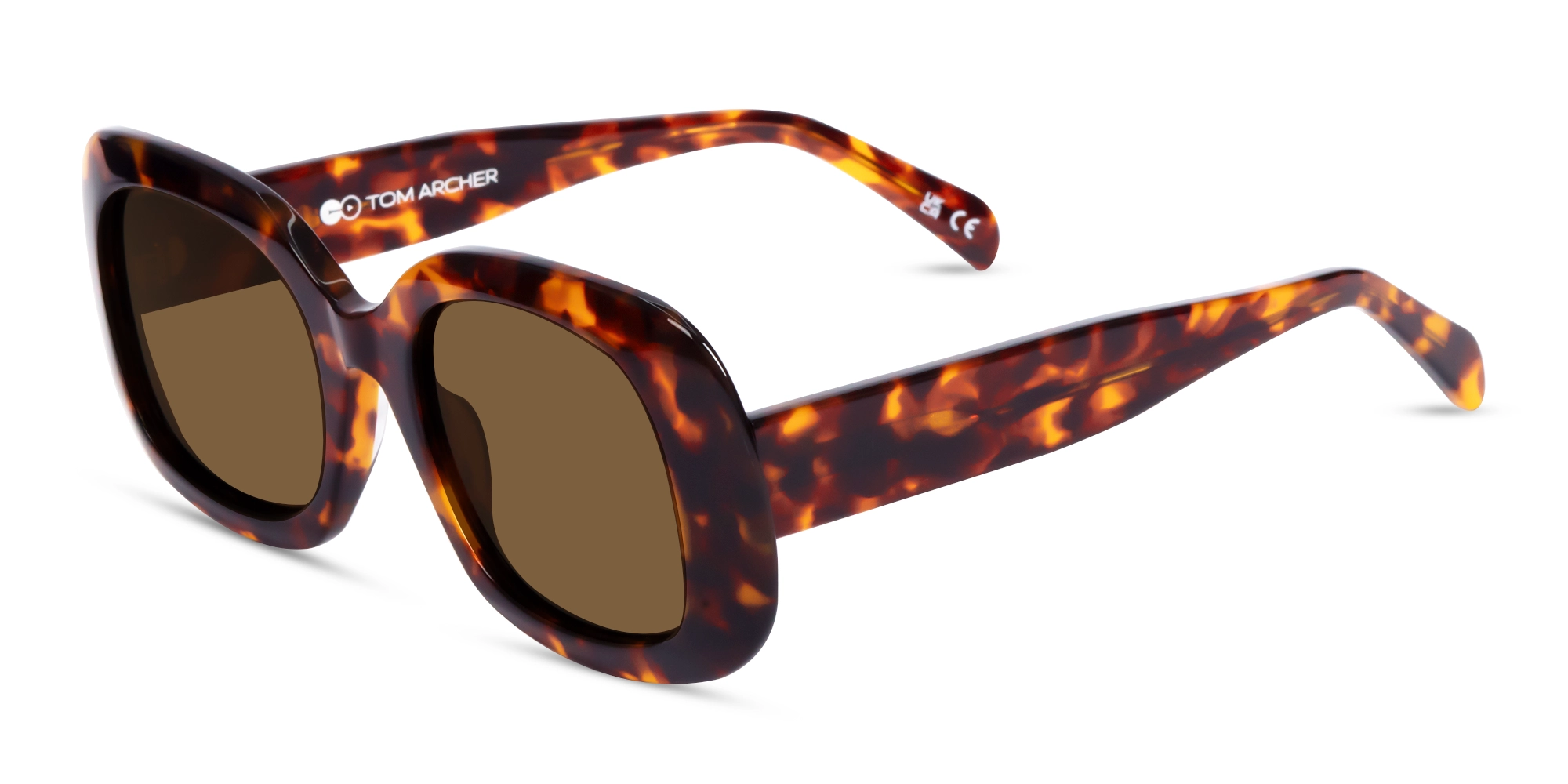 Tortoise Square Polarised Sunglasses Tortoise Square Polarised Sunglasses