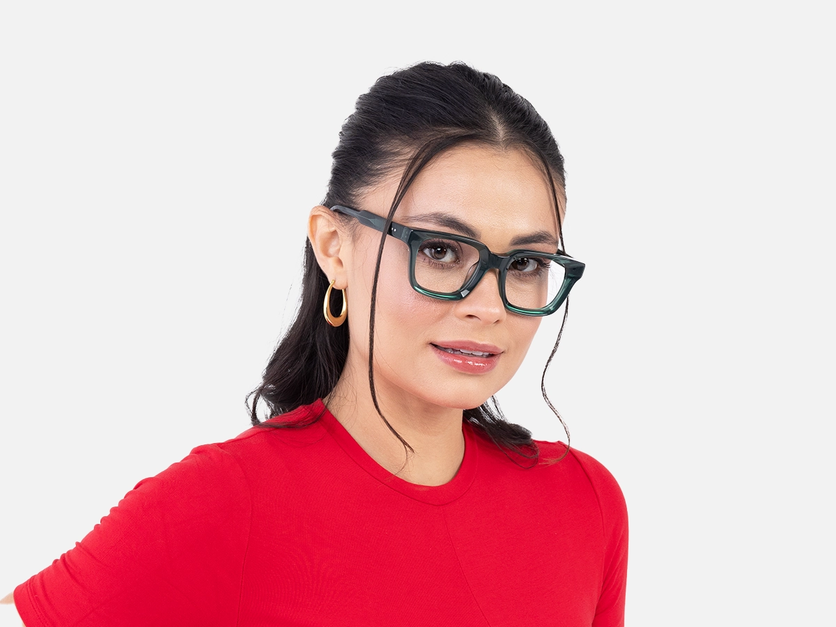 Crystal Green Glasses-52