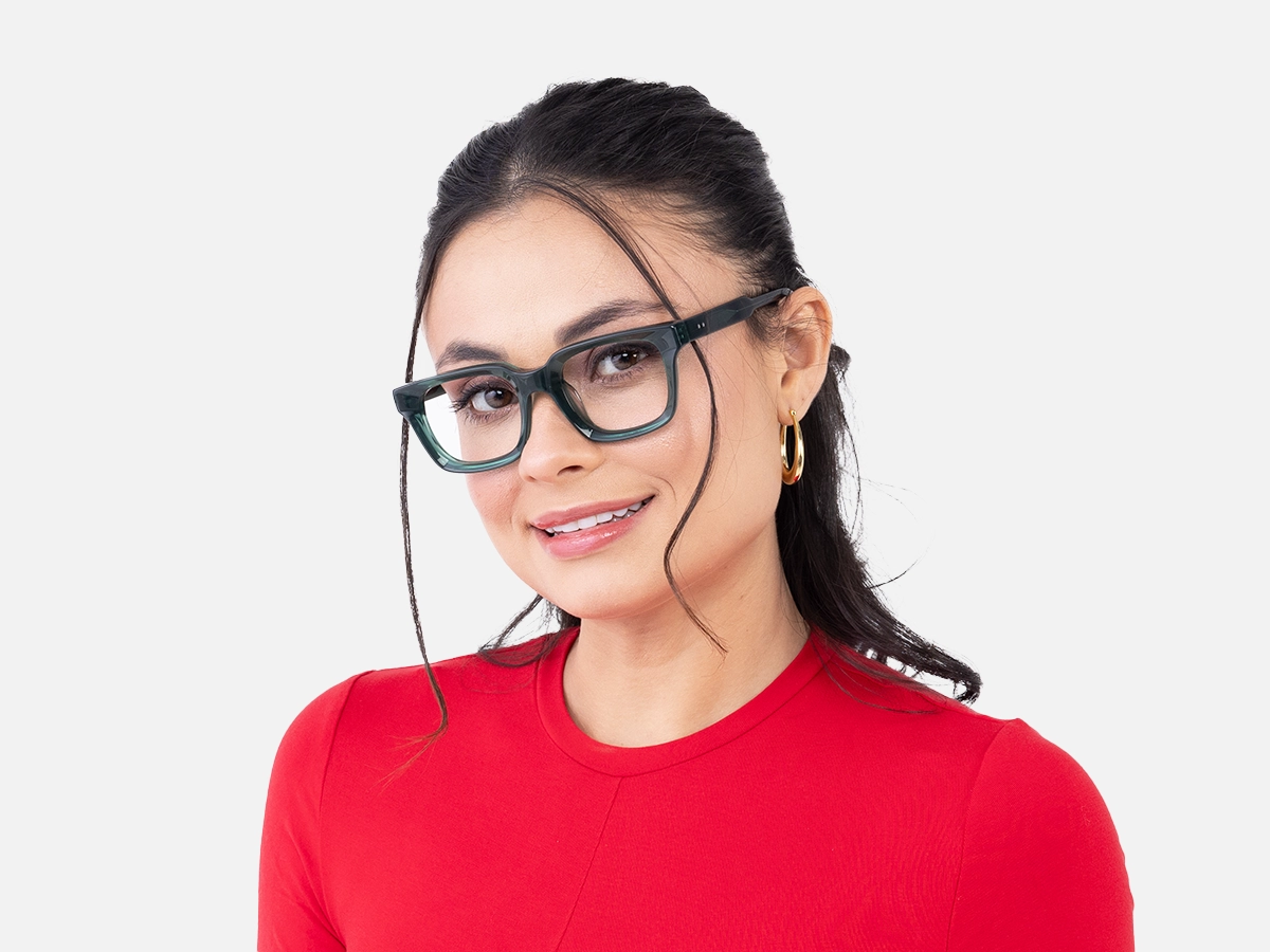 Crystal Green Glasses-53