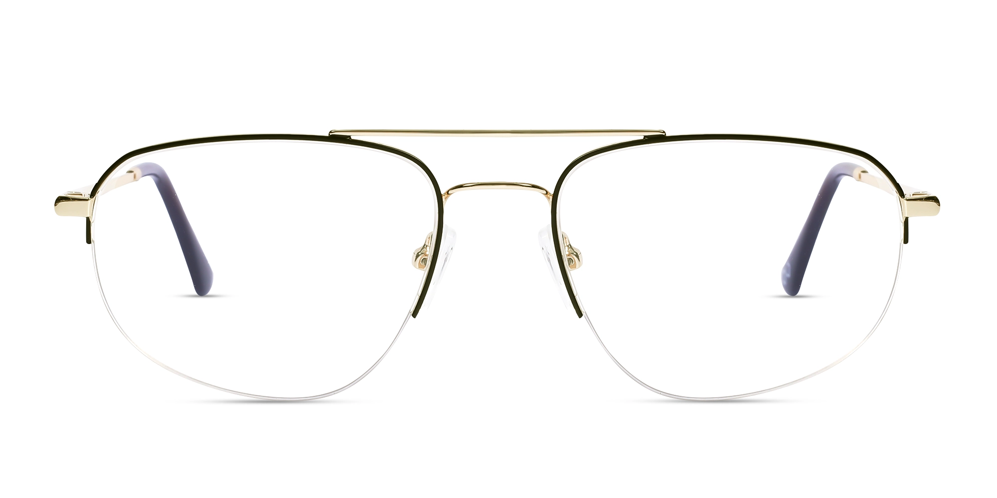 Black And Gold Metal Eyeglasses 1 Black And Gold Metal Eyeglasses 1