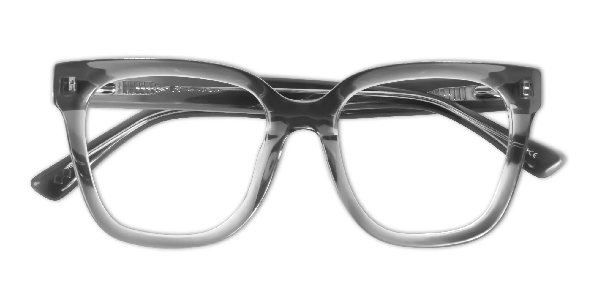 Crystal grey Square Frame eyeglasses-6