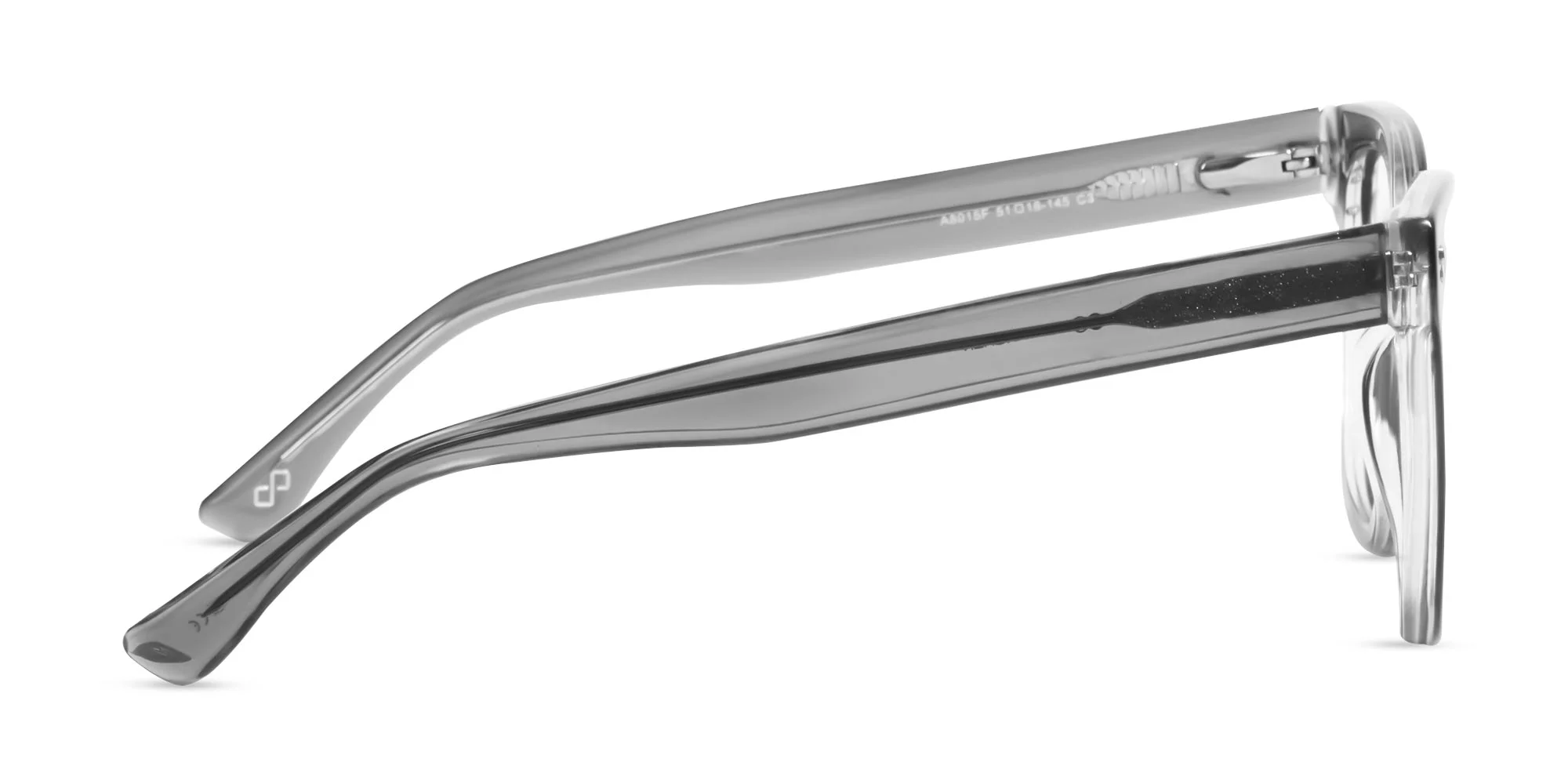 Crystal grey Square Frame eyeglasses-4