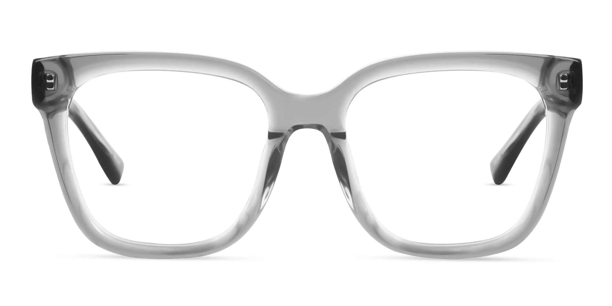 Crystal grey Square Frame eyeglasses-1 Crystal grey Square Frame eyeglasses-1