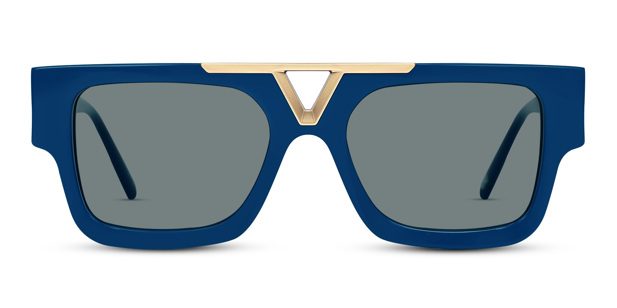 Oversized Acetate Frame With Dark Grey Tint Sunglasses Oversized Acetate Frame With Dark Grey Tint Sunglasses