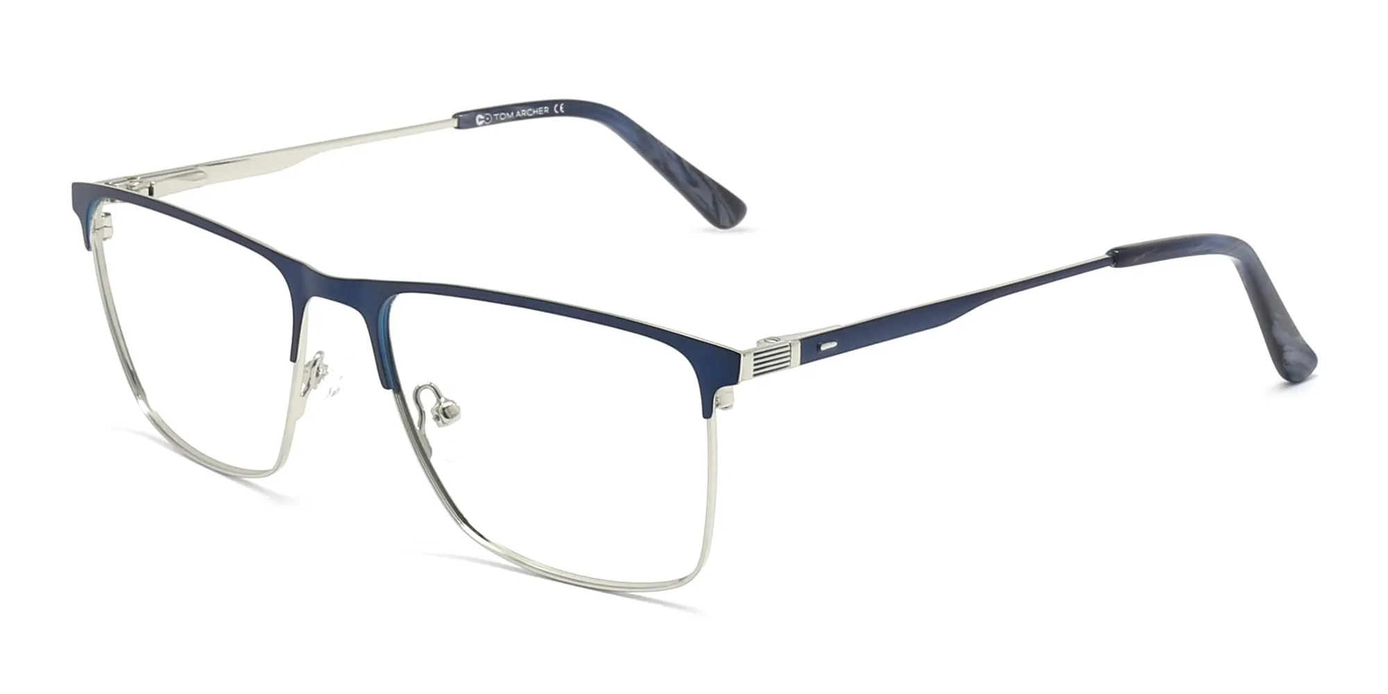 Blue Metal Eyeglass Frames-2 Blue Metal Eyeglass Frames-2