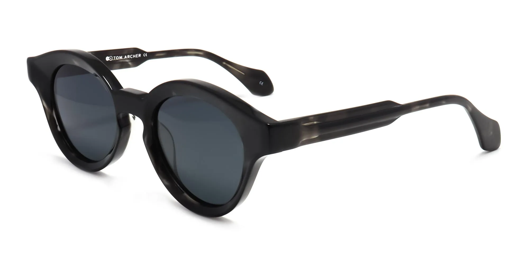 round tortoiseshell acetate sunglasses-2 round tortoiseshell acetate sunglasses-2
