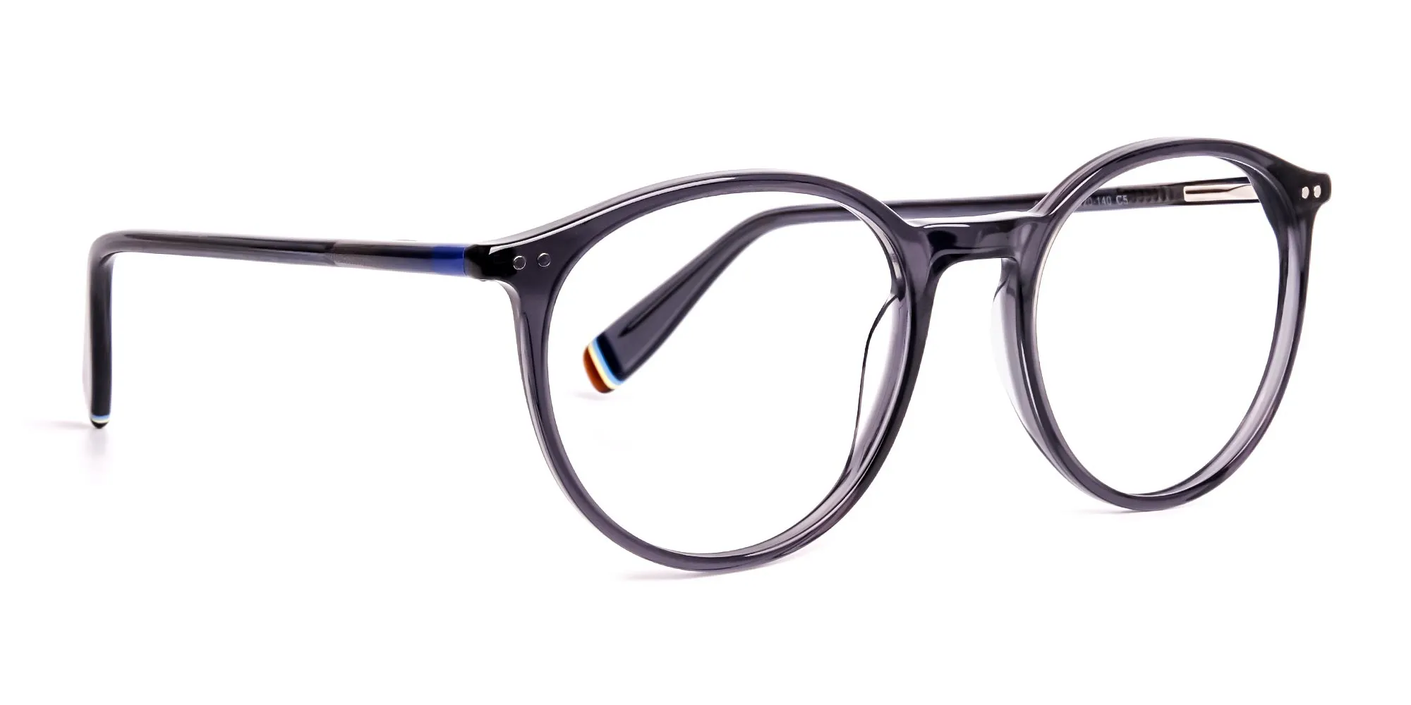 crystal grey round shape glasses-3