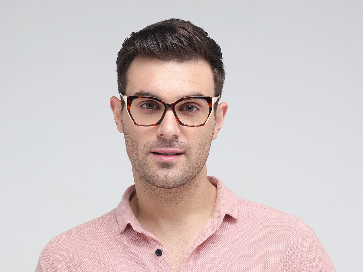 Honey Tortoise Beige Glasses-41