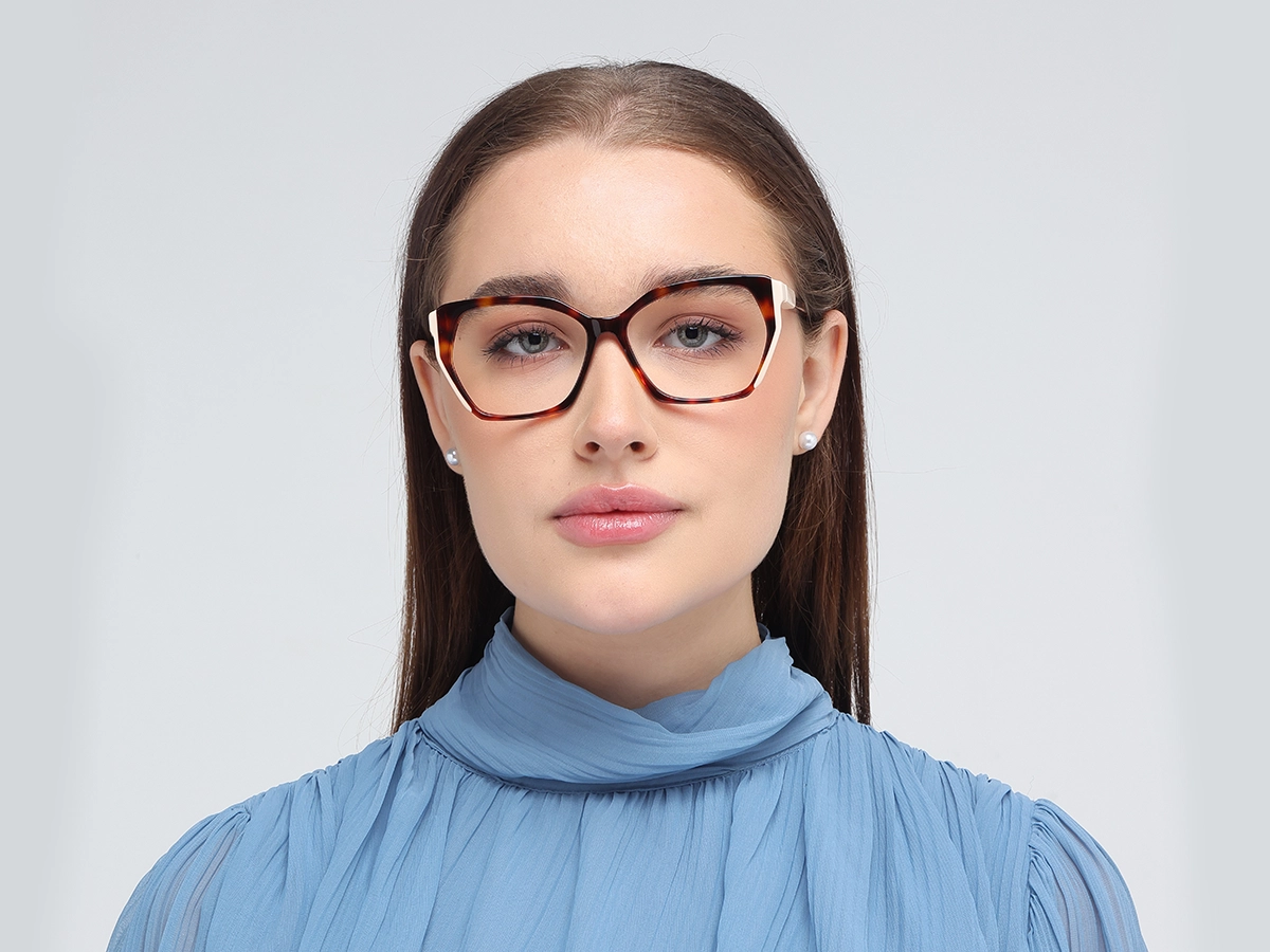 Honey Tortoise Beige Glasses-51
