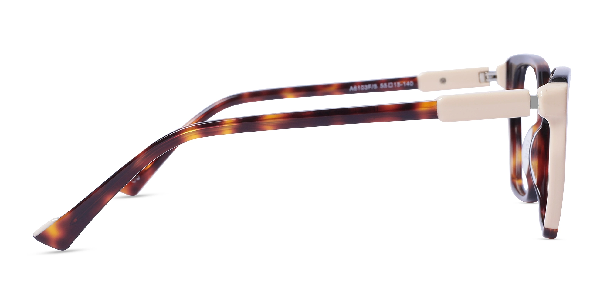 Honey Tortoise Beige Glasses-4