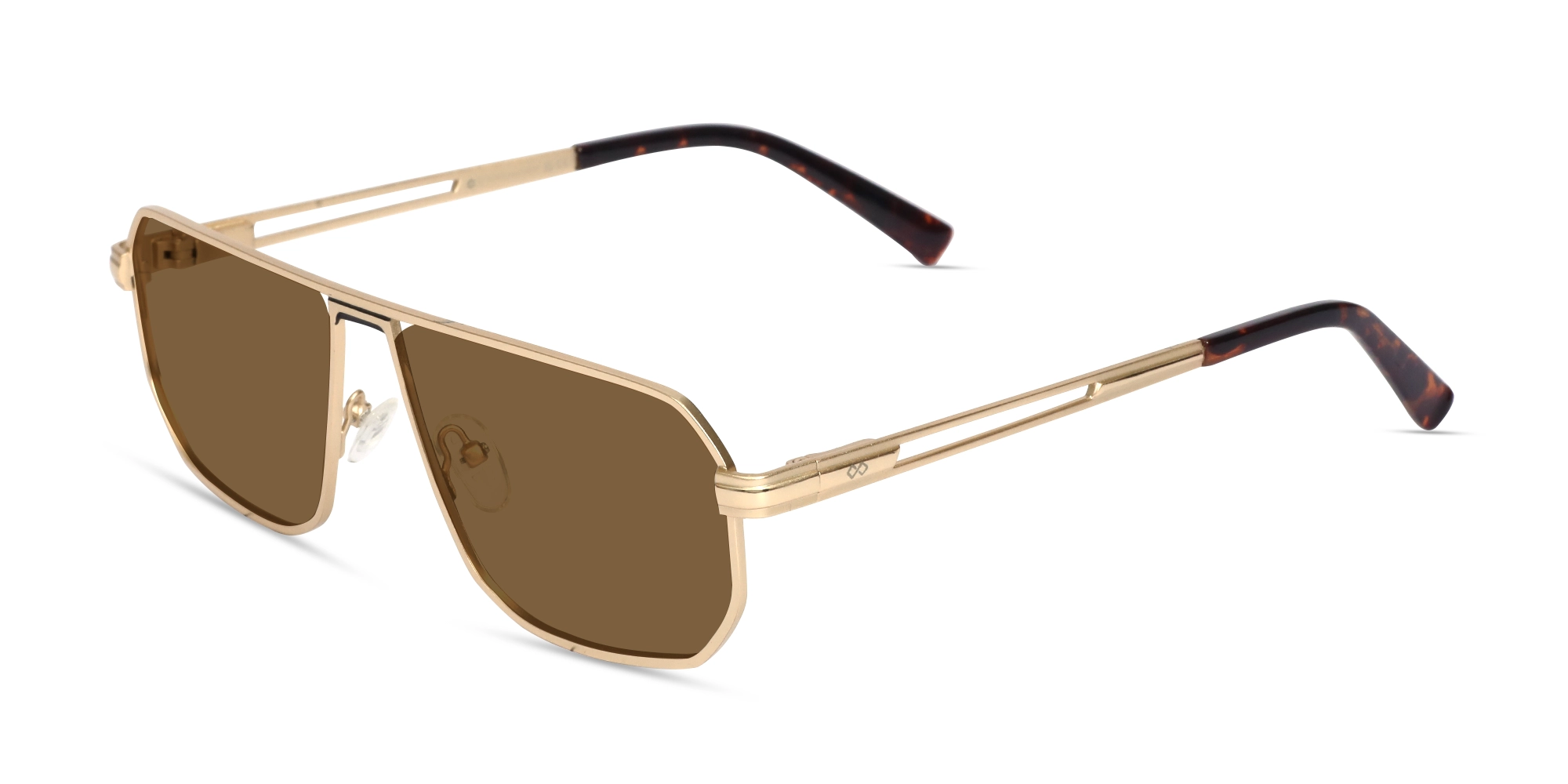 Matte Champagne Gold Pilot Sunglasses-3 Matte Champagne Gold Pilot Sunglasses-3