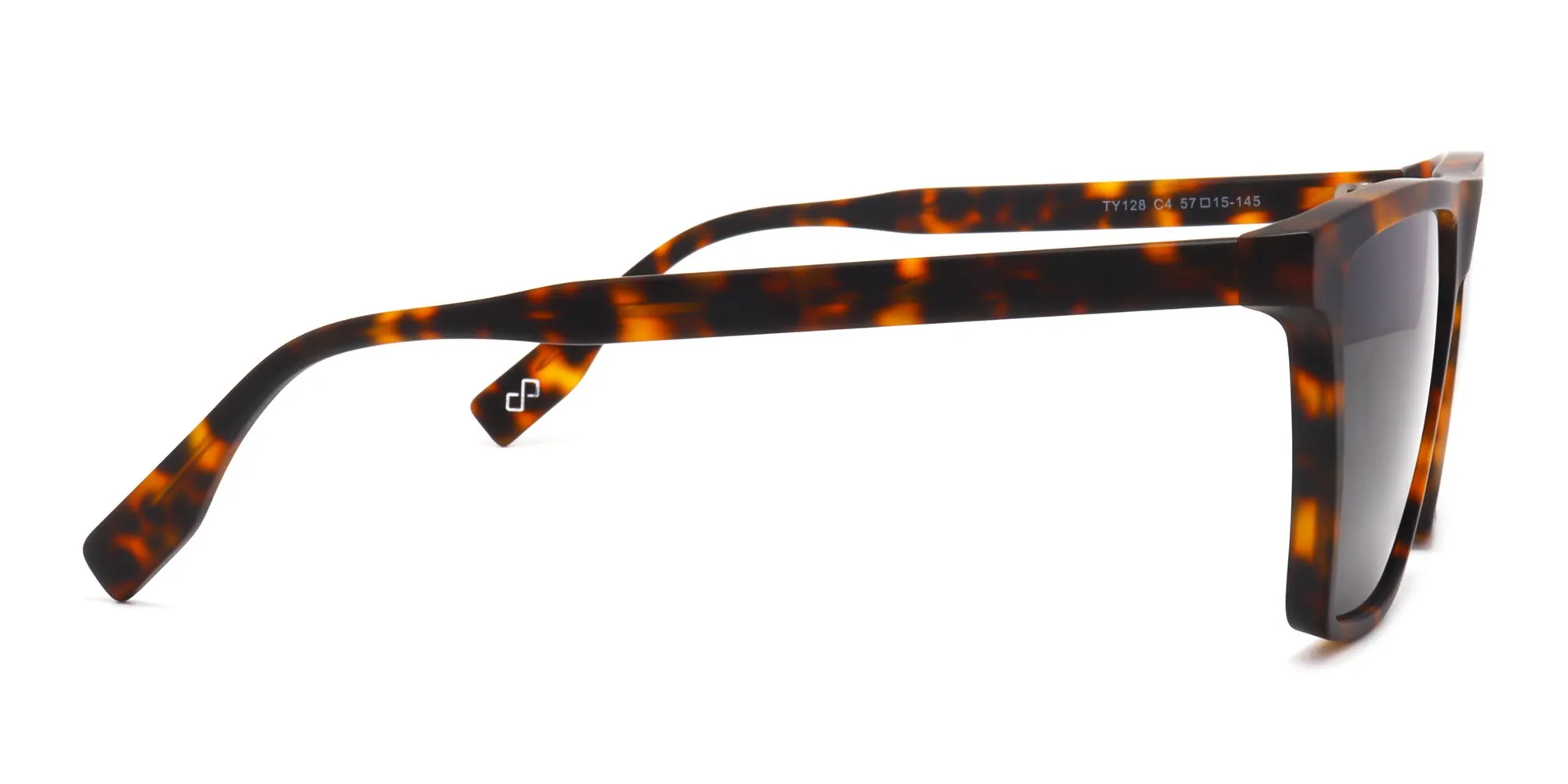 Square Frame Tortoiseshell Sunglasses-2