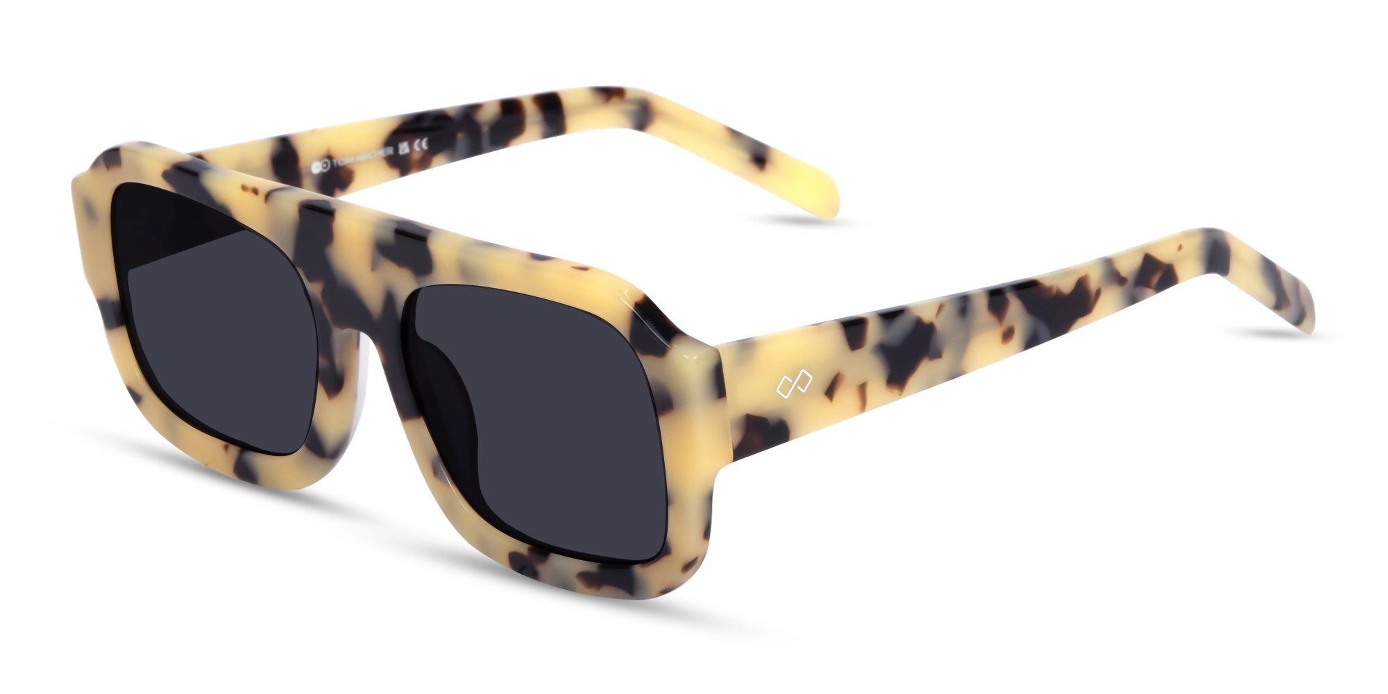 Beige Tortoise Flat Top Pilot Sunglasses 3 Beige Tortoise Flat Top Pilot Sunglasses 3