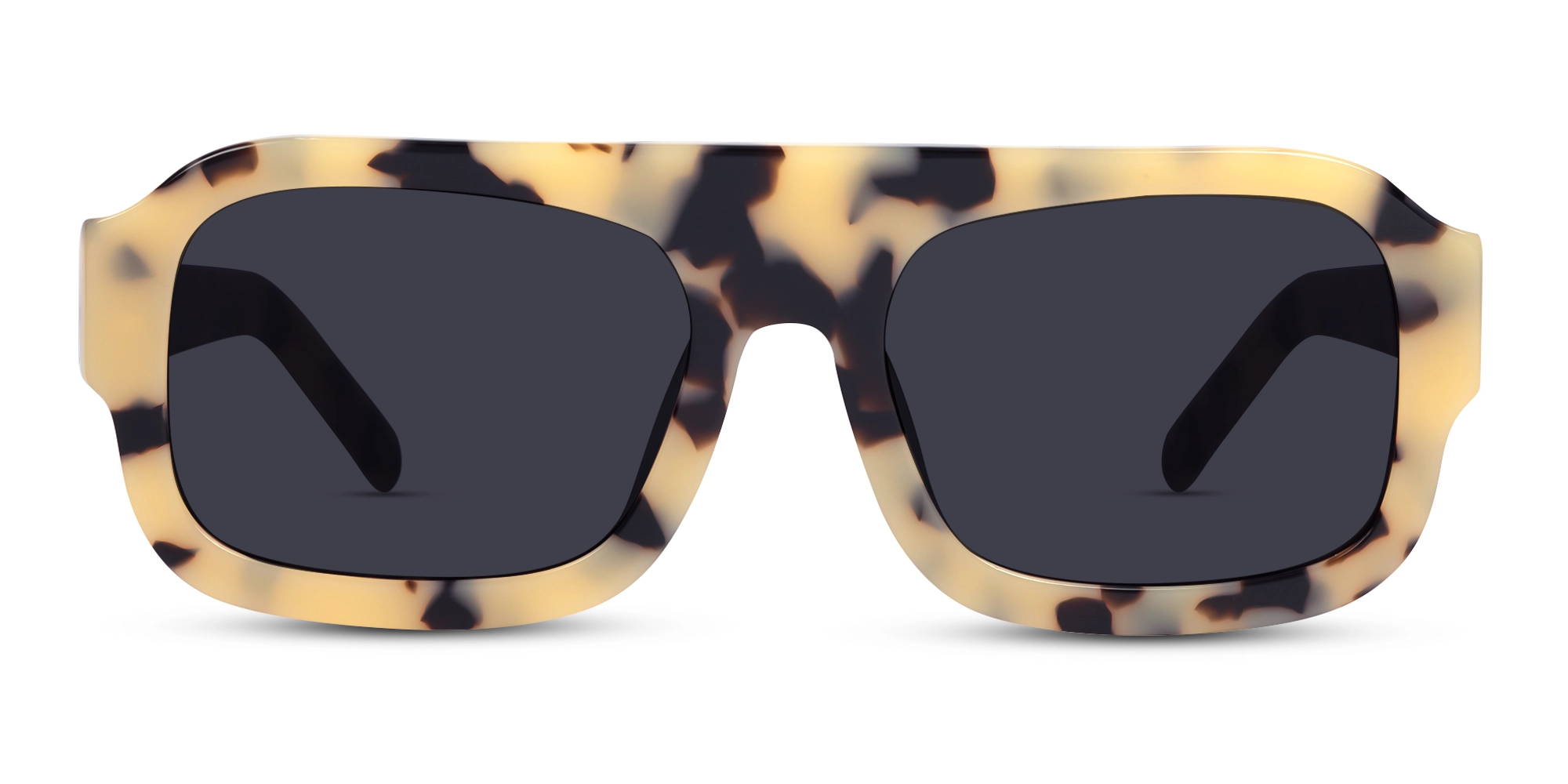 Beige Tortoise Flat Top Pilot Sunglasses 1 Beige Tortoise Flat Top Pilot Sunglasses 1