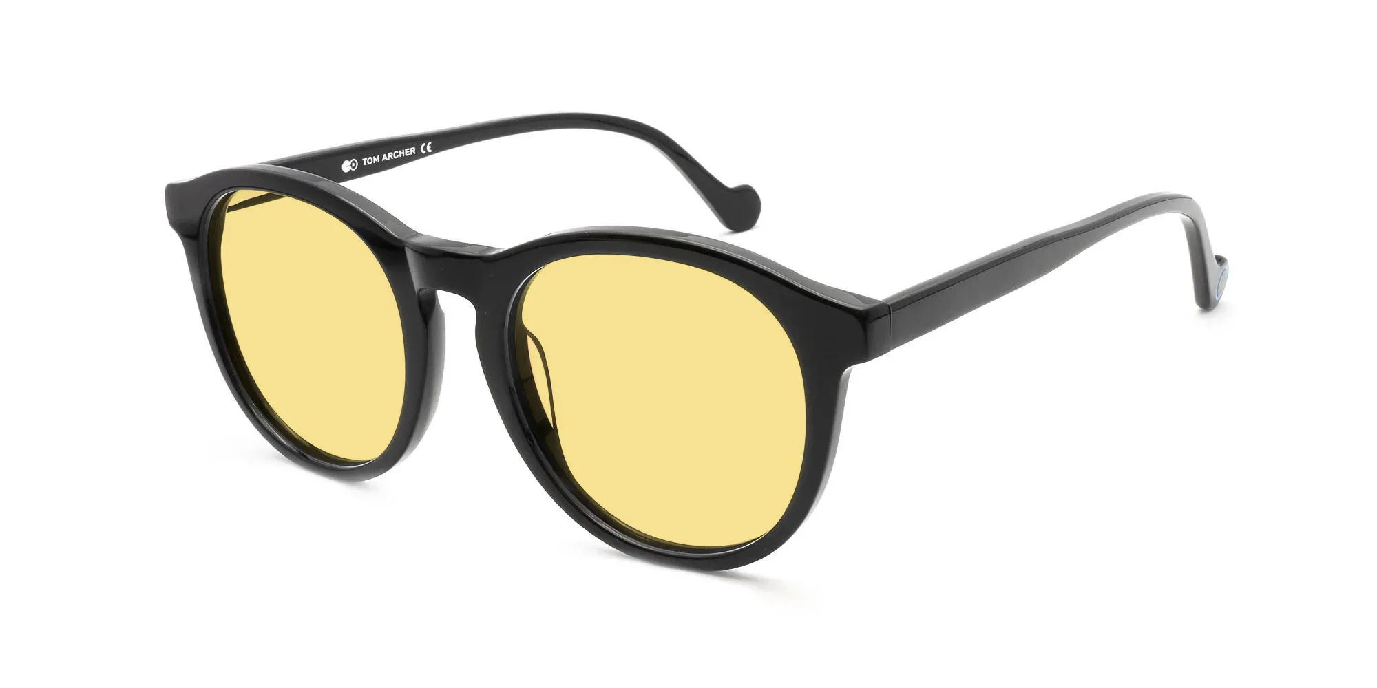 Black Frame Yellow Lens Sunglasses-3 Black Frame Yellow Lens Sunglasses-3
