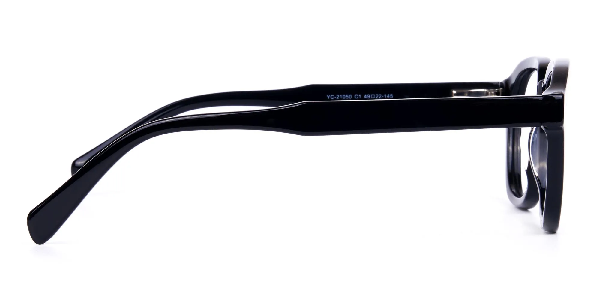 Trendy Black Geometric Glasses-2