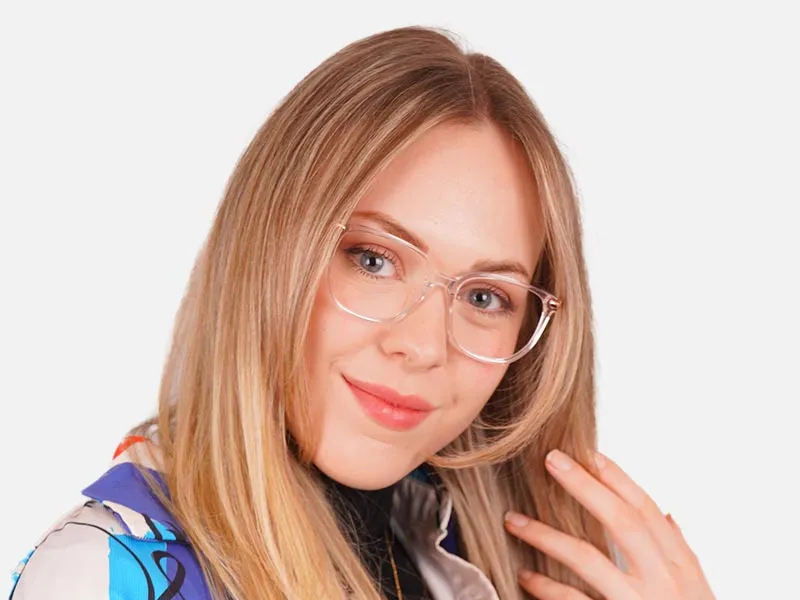 Clear Frame Fashion Glasses-2