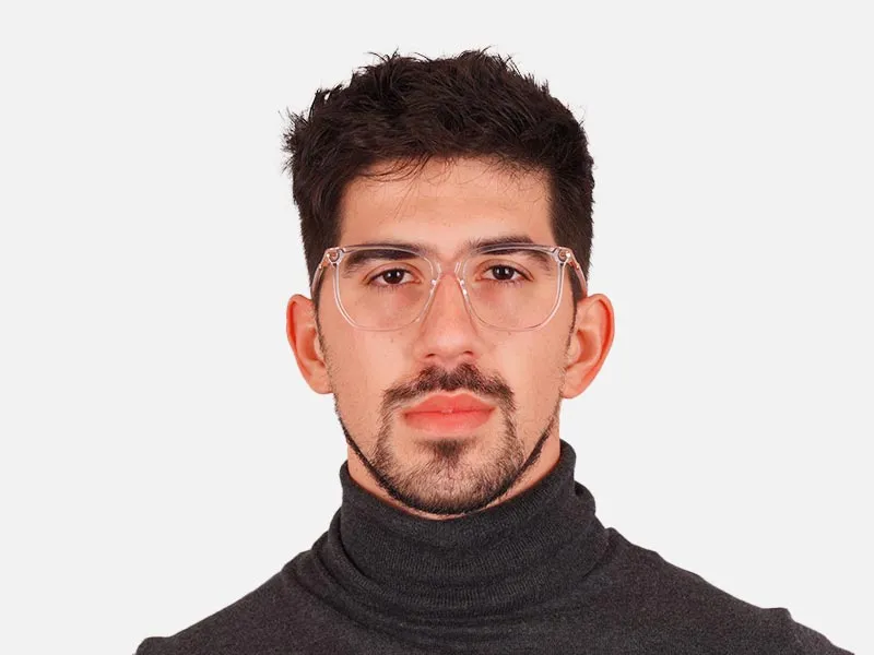 Clear Frame Fashion Glasses-2