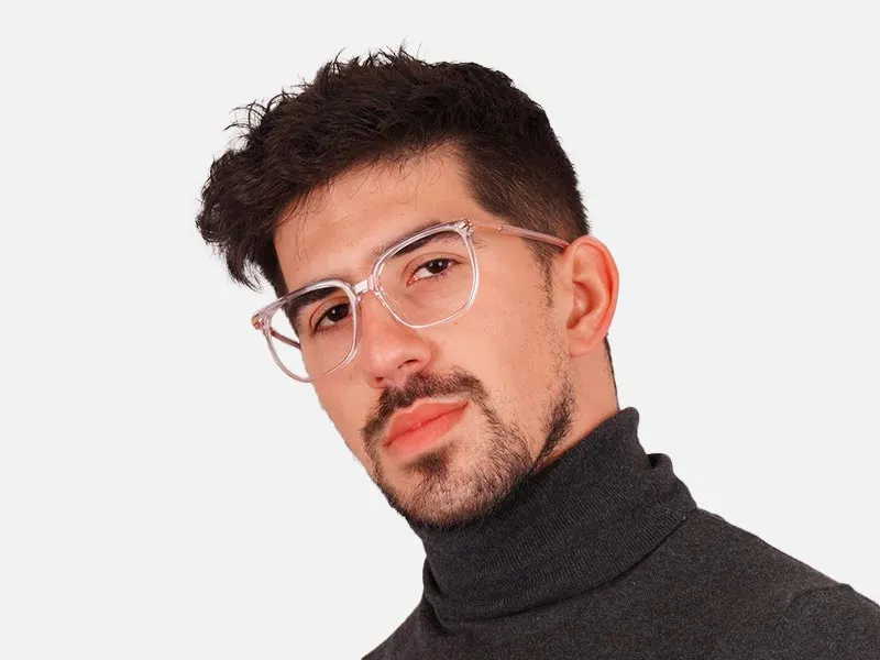 Clear Frame Fashion Glasses-2