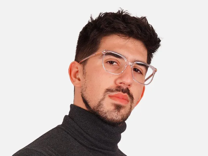 Clear Frame Fashion Glasses-2