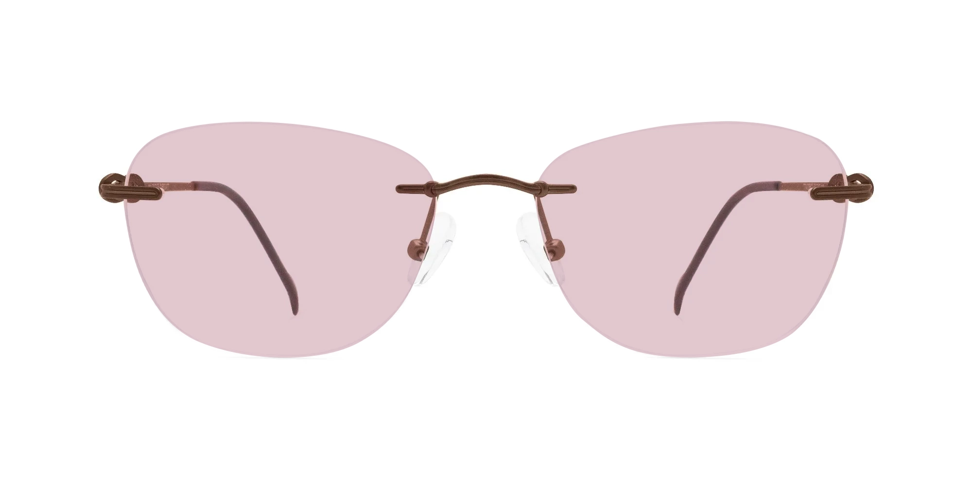 Pink Rimless Sunglasses-1 Pink Rimless Sunglasses-1