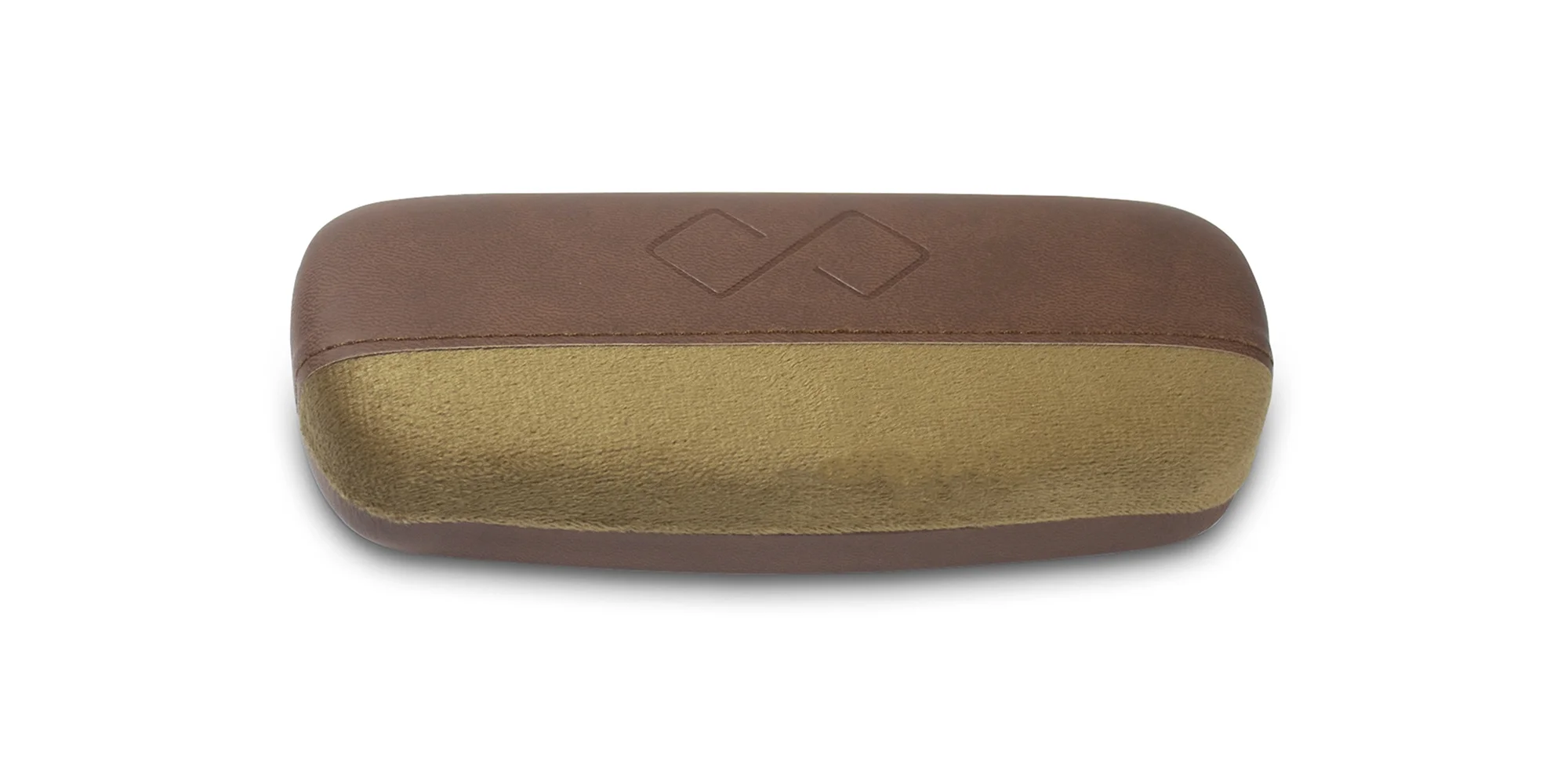 Brown Hard Case Eyeglass Case-1 Brown Hard Case Eyeglass Case-1