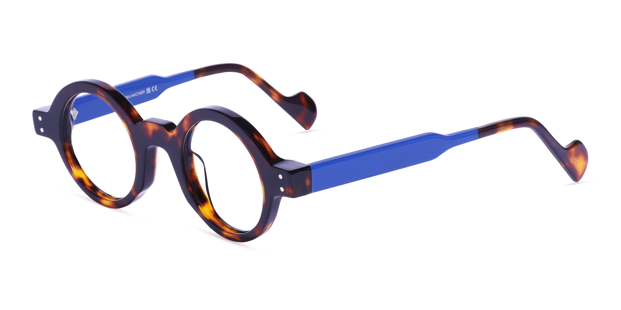 Blue Tortoiseshell Glasses-3 Blue Tortoiseshell Glasses-3
