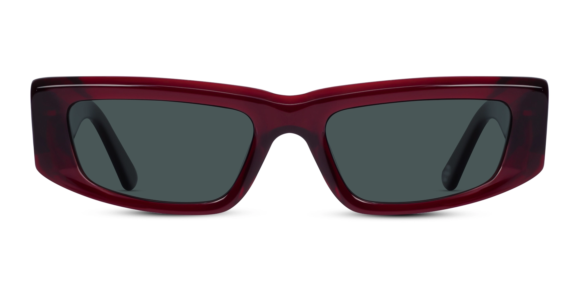 Cherry Red Frame With Dark Grey Tint Sunglasses Cherry Red Frame With Dark Grey Tint Sunglasses