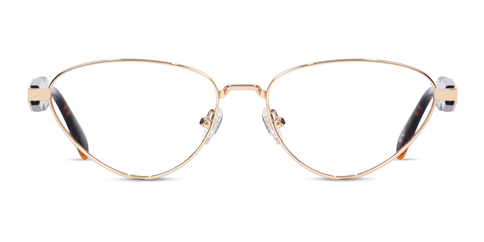 Champagne Gold Cat-Eye Glasses For Women 1 Champagne Gold Cat-Eye Glasses For Women 1