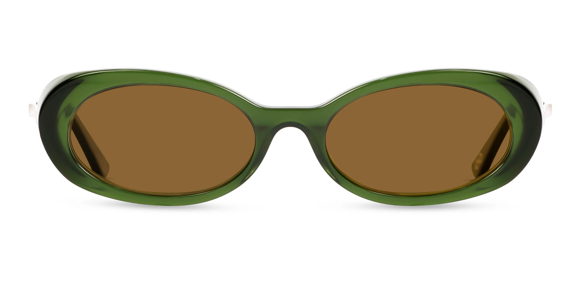 Forest Green Frame With Brown Tint Sunglasses-1 Forest Green Frame With Brown Tint Sunglasses-1