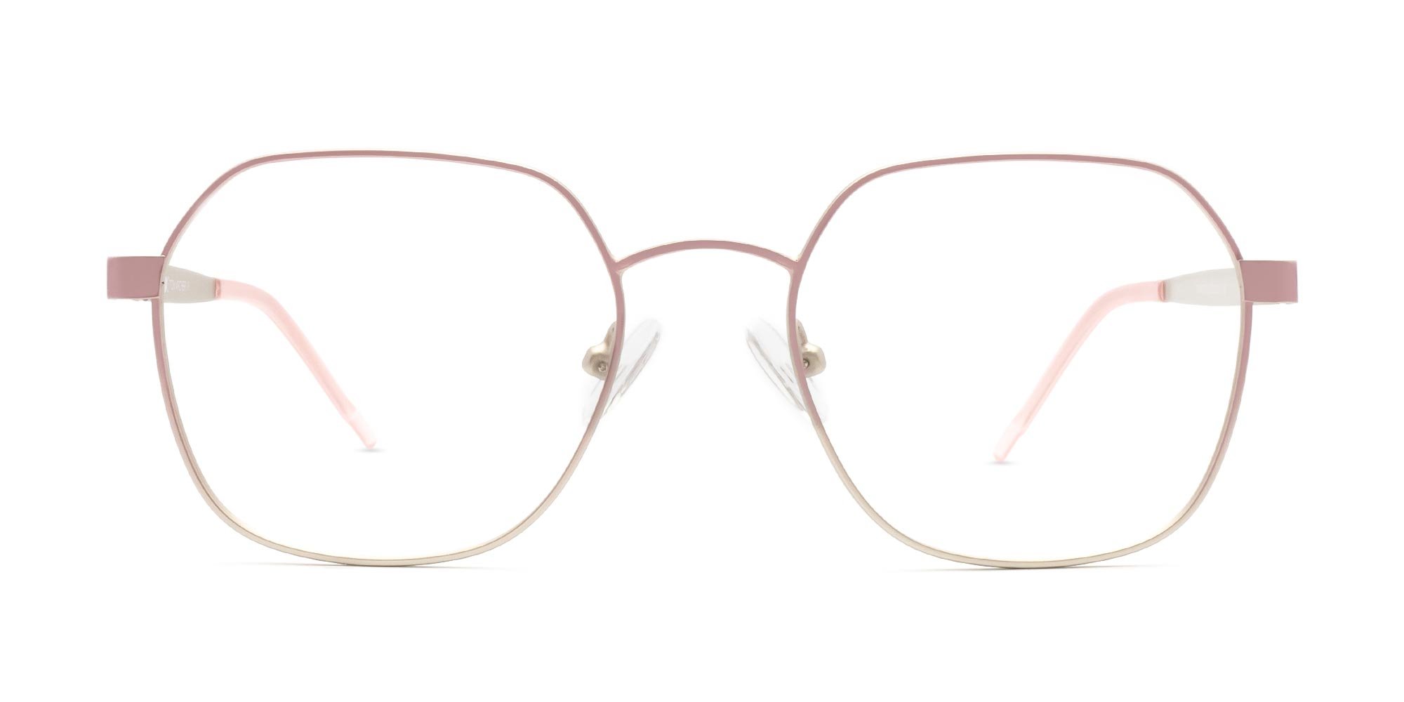Pink Hexagon Glasses-1 Pink Hexagon Glasses-1