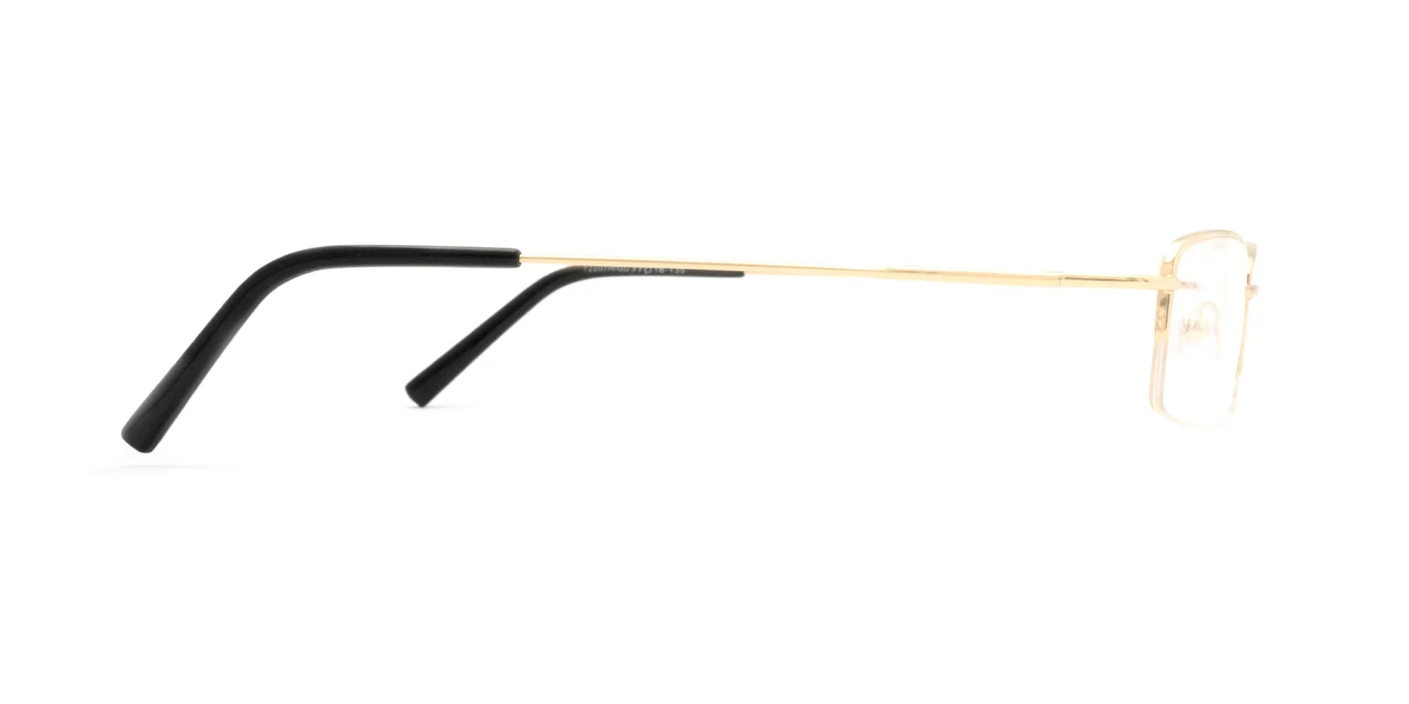 half rim metal eyeglasses-2