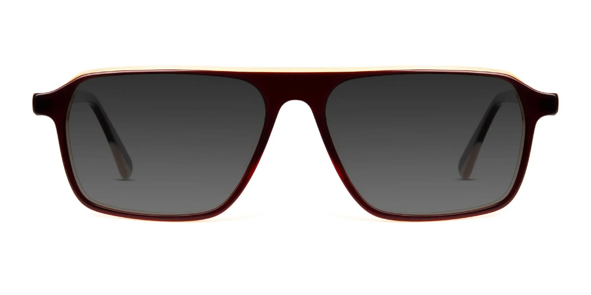 Brown Gradient Pilot Sunglasses-2 Brown Gradient Pilot Sunglasses-2